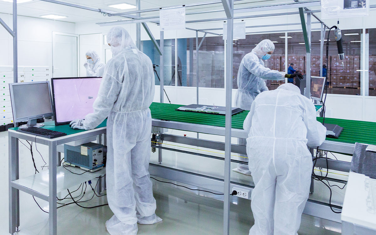 Quy trình thi công phòng sạch điện tử đạt chuẩn ISO 14644