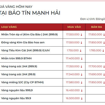 Chiều 5/2: Giá vàng giảm gần 5 triệu đồng/lượng - Air shower và vai trò giảm nhiễm bẩn đầu vào cho phòng sạch điện tử hiện đại